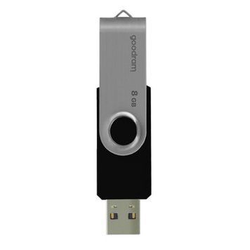 Флеш-накопичувач USB2.0 8GB Goodram UTS2 (Twister) Black (UTS2-0080K0R11) DC-139177 фото