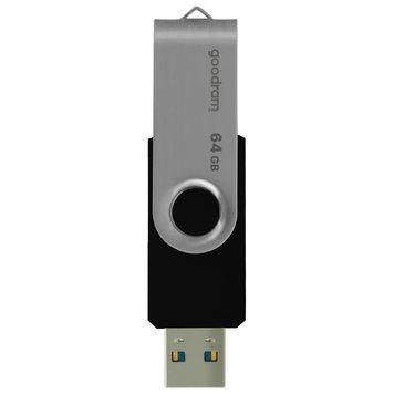 Флеш-накопичувач USB3.2 64GB Goodram UTS3 (Twister) Black (UTS3-0640K0R11) DC-139258 фото