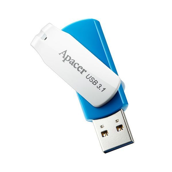 Флеш-накопичувач USB3.1 32GB Apacer AH357 Blue/White (AP32GAH357U-1) DC-254713 фото