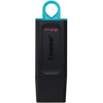 Флеш-накопичувач USB3.2 64GB Kingston DataTraveler Exodia Black/Teal (DTX/64GB) DC-322990 фото