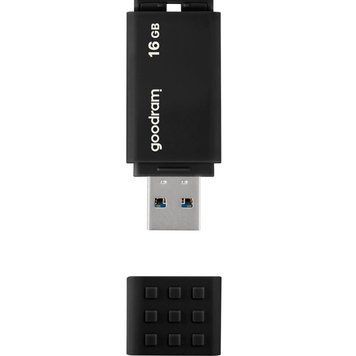 Флеш-накопичувач USB3.2 16GB Goodram UME3 Black (UME3-0160K0R11) DC-286338 фото