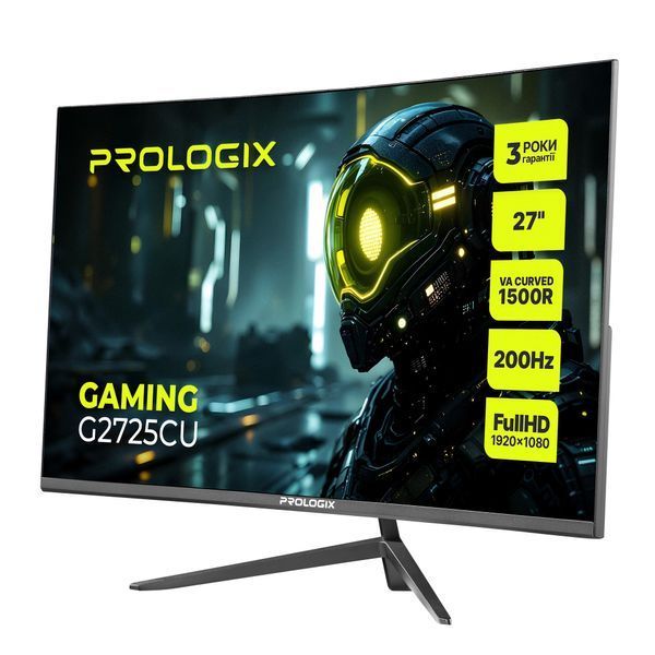 Монітор Prologix Gaming 27" G2725CU VA Black Curved 200Hz DC-573313 фото
